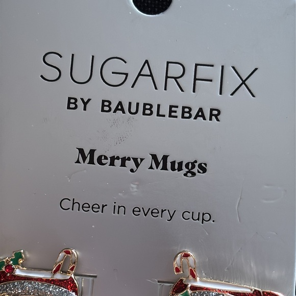 Sugarfix by Baublebar “Merry Mugs” Santa and Mrs. Claus Earrings - Picture 3 of 11